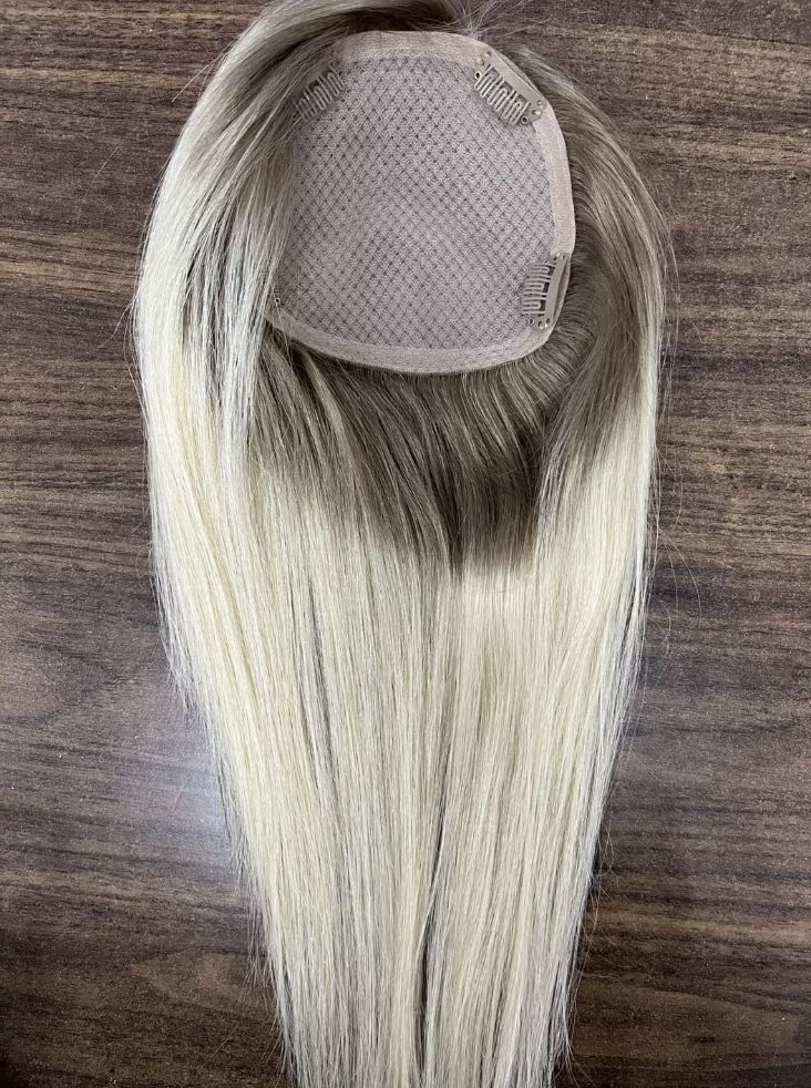 Toper tupet dopinka treska włos naturalny indyjski peruka wig