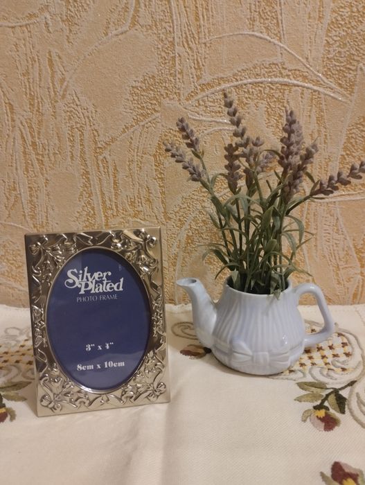 Фоторамка металлическая Silver Plated
