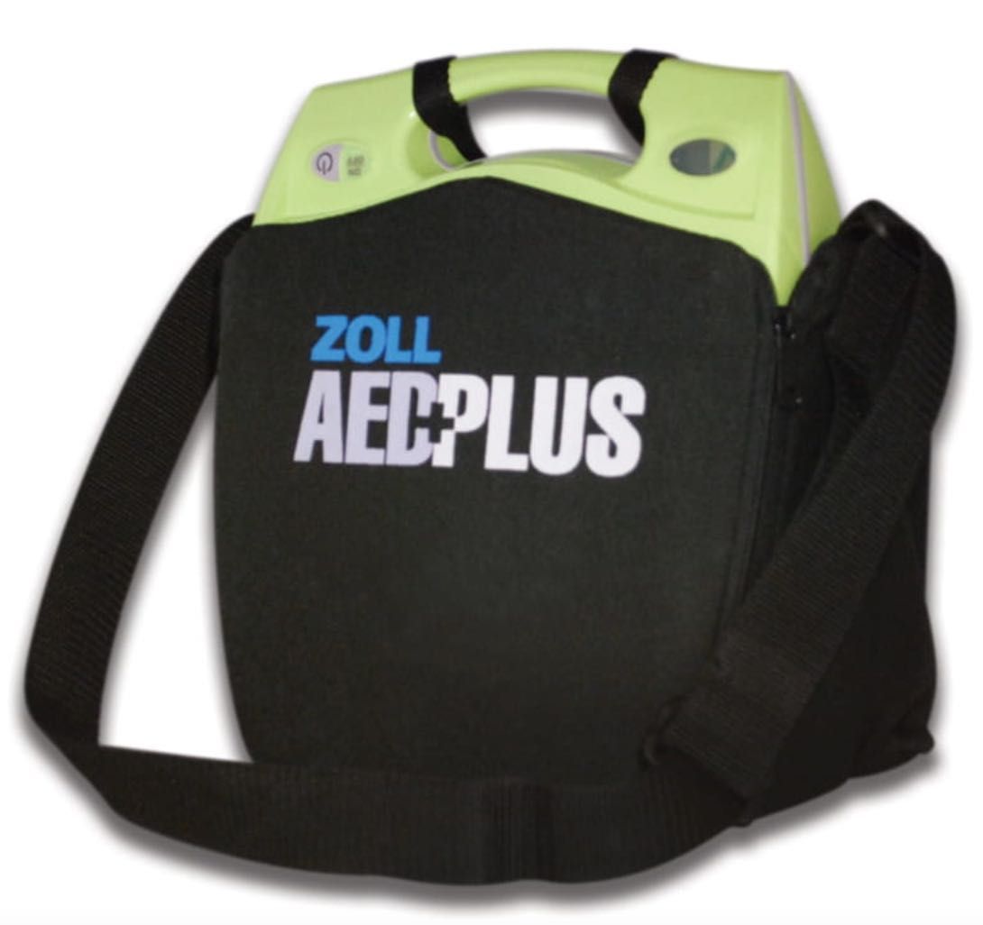Defibrylator AED ZOLL PLUS j.polski, nowa torba, elektrody CPR-D !
