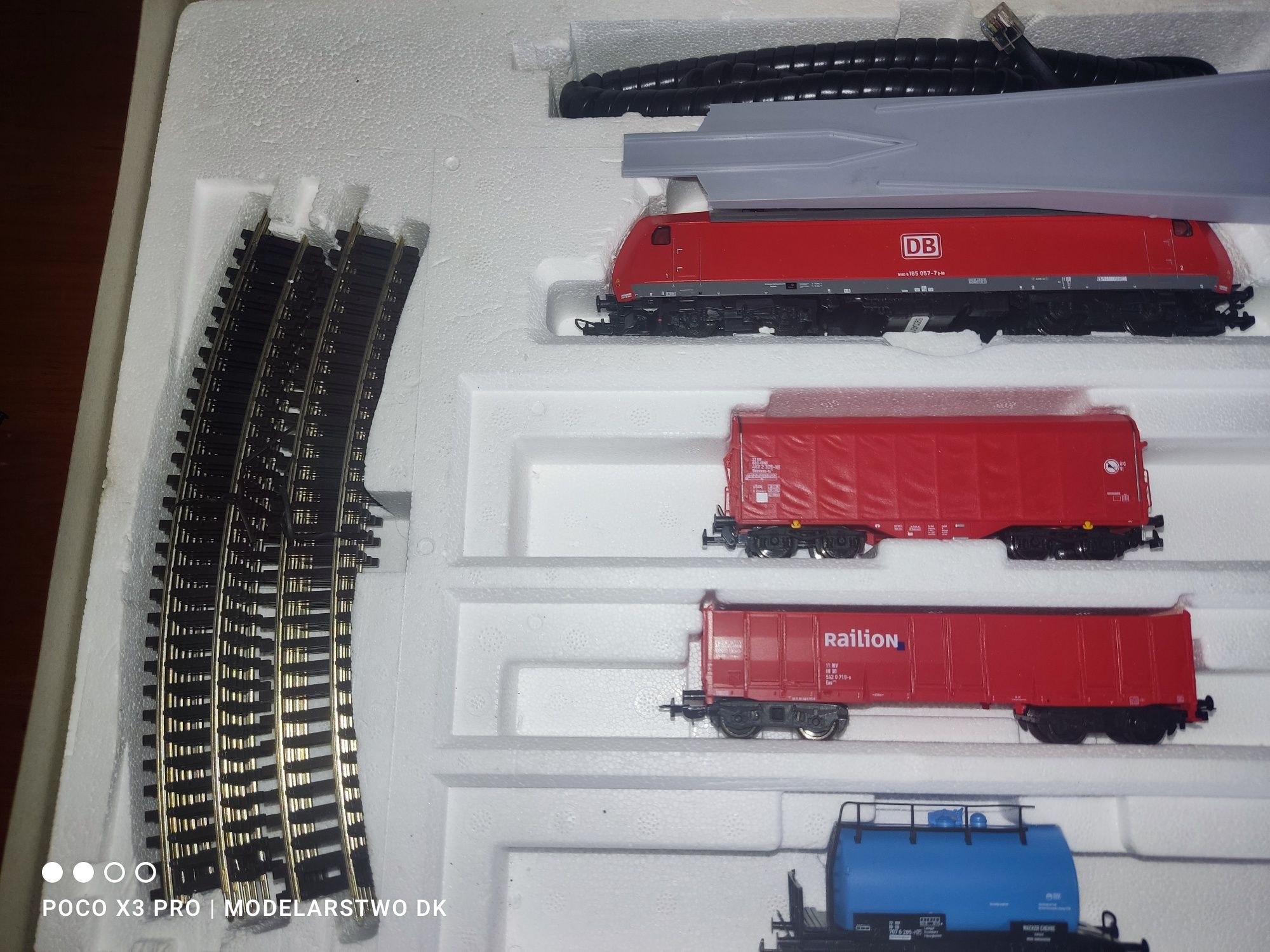 Piko cyfrowy zestaw towarowy 59004 w skali H0 1:87 kolejka makieta