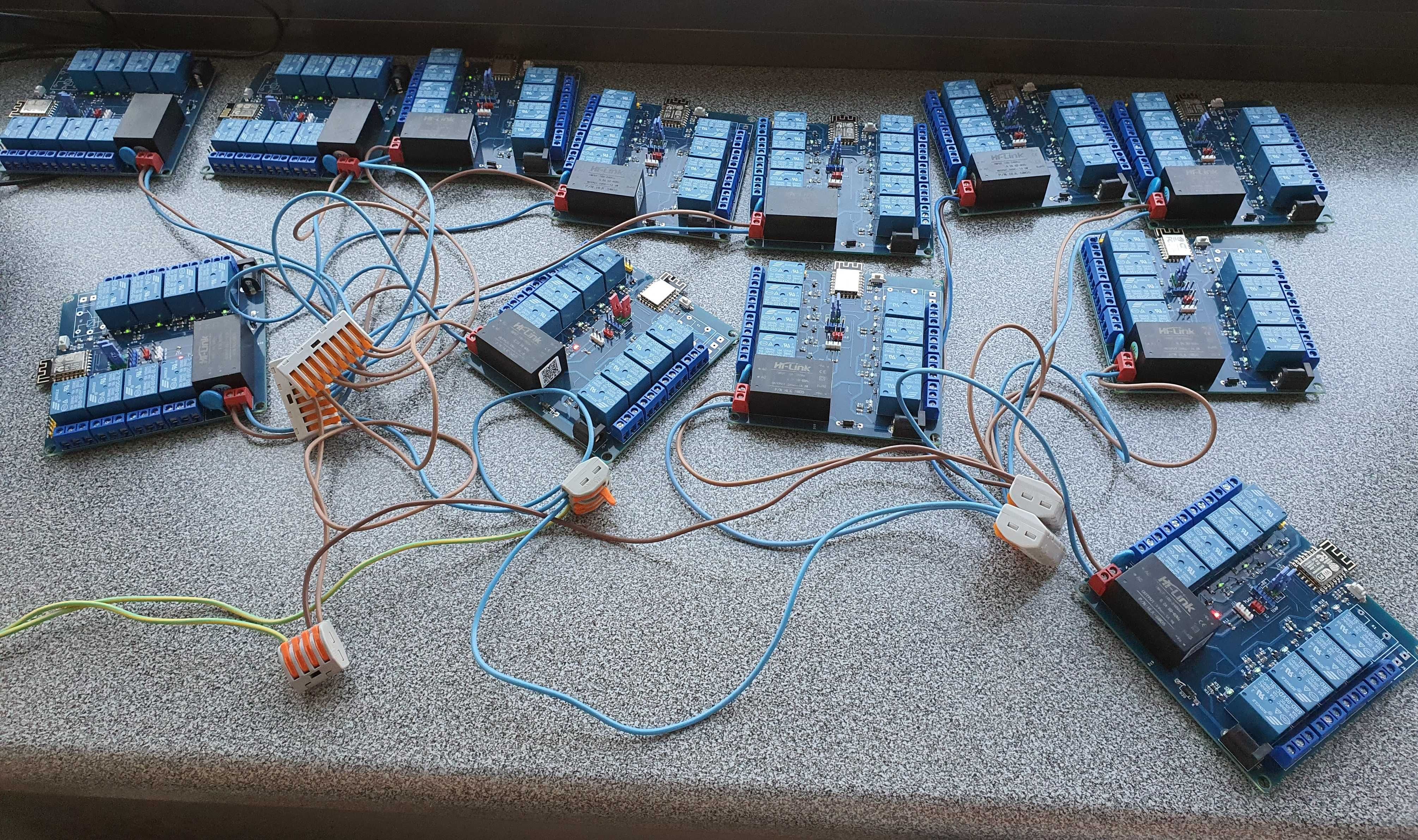 Sterownik 8CH działa z SUPLA, Tasmota lub HOMEKIT esp8266