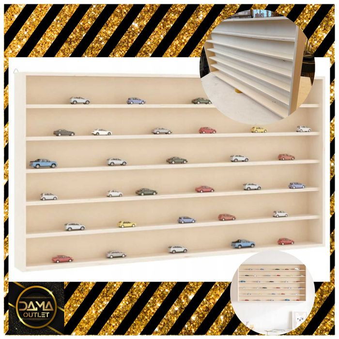 Witryna GABLOTA kolekcjonerska 6półek regał sklejka MEBLEDaMaOutlet.pl