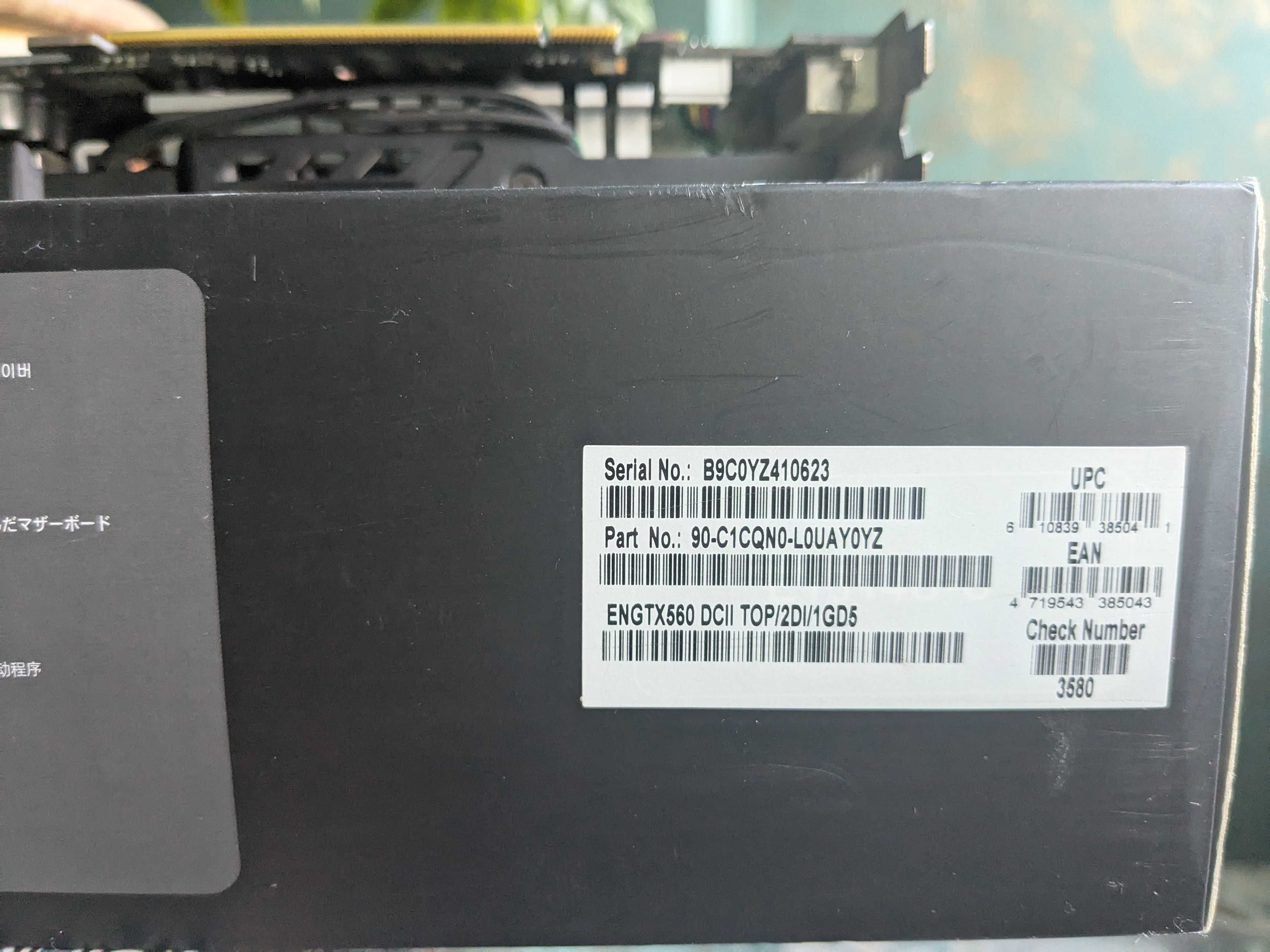 Відеокарта робоча ASUS GeForce GTX 560 TI DCII TOP