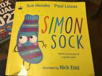 Книга для самых маленьких на английском языке Simon Sock