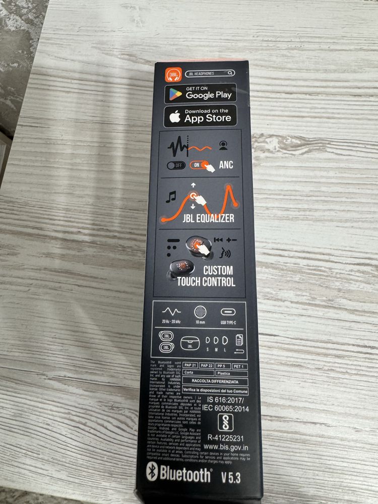 Навушники JBL Tune Buds Black