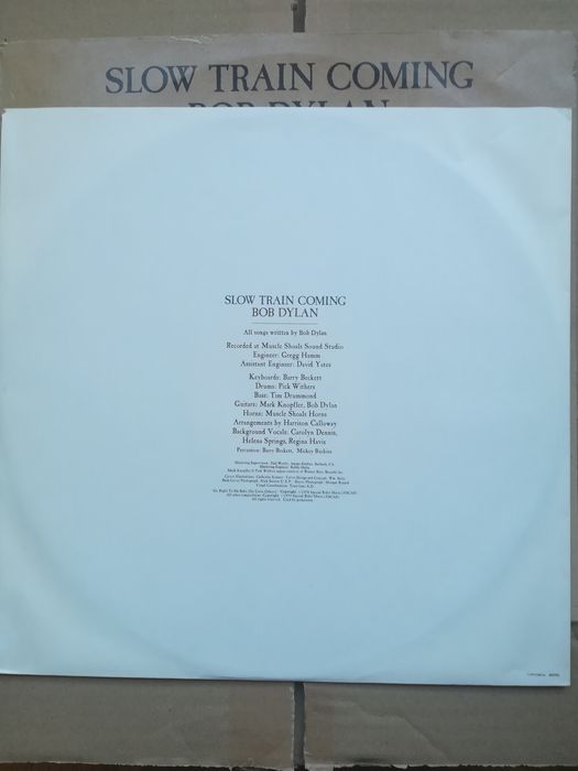 LP vinil - Bob Dylan - Slow Train Coming