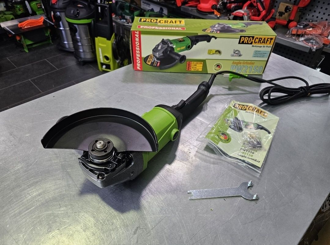 180 Болгарка ProCraft PW2150 Professional Плавный пуск 2150Вт