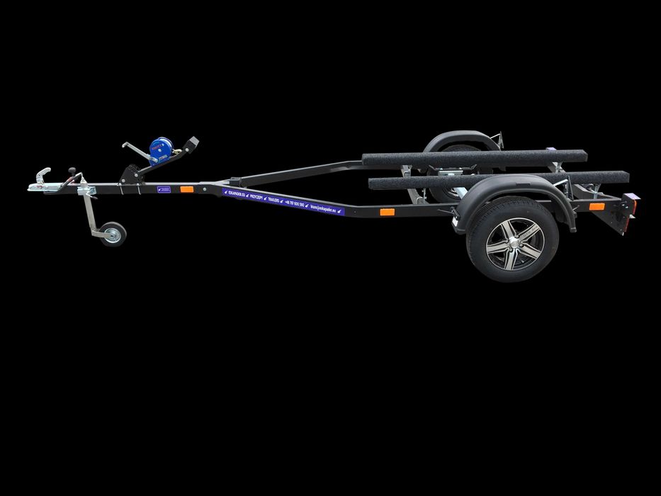 Promocja! Nowa przyczepa pod skuter wodny PP-600, czarna, alufelgi