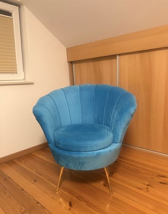 Fotel w stylu Glamour