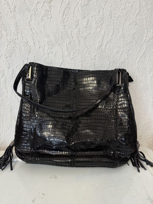 Шкіряна лакова сумка