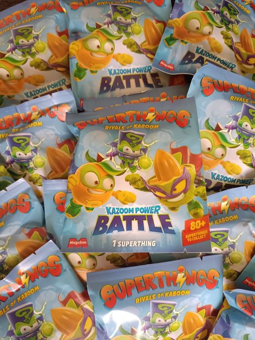 Wyprzedaż!!SuperThings Kazoom Power Battle 200sztuk