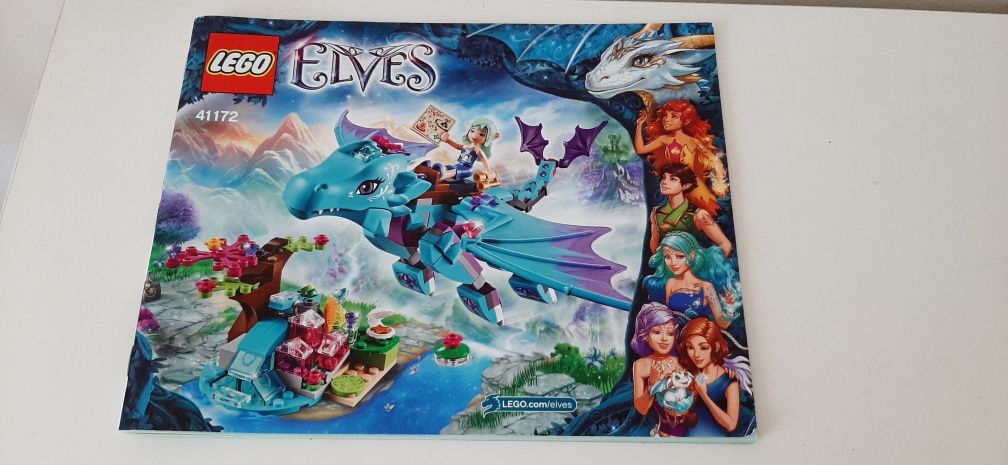 Lego Elves 41172 przygoda Smoka Wody