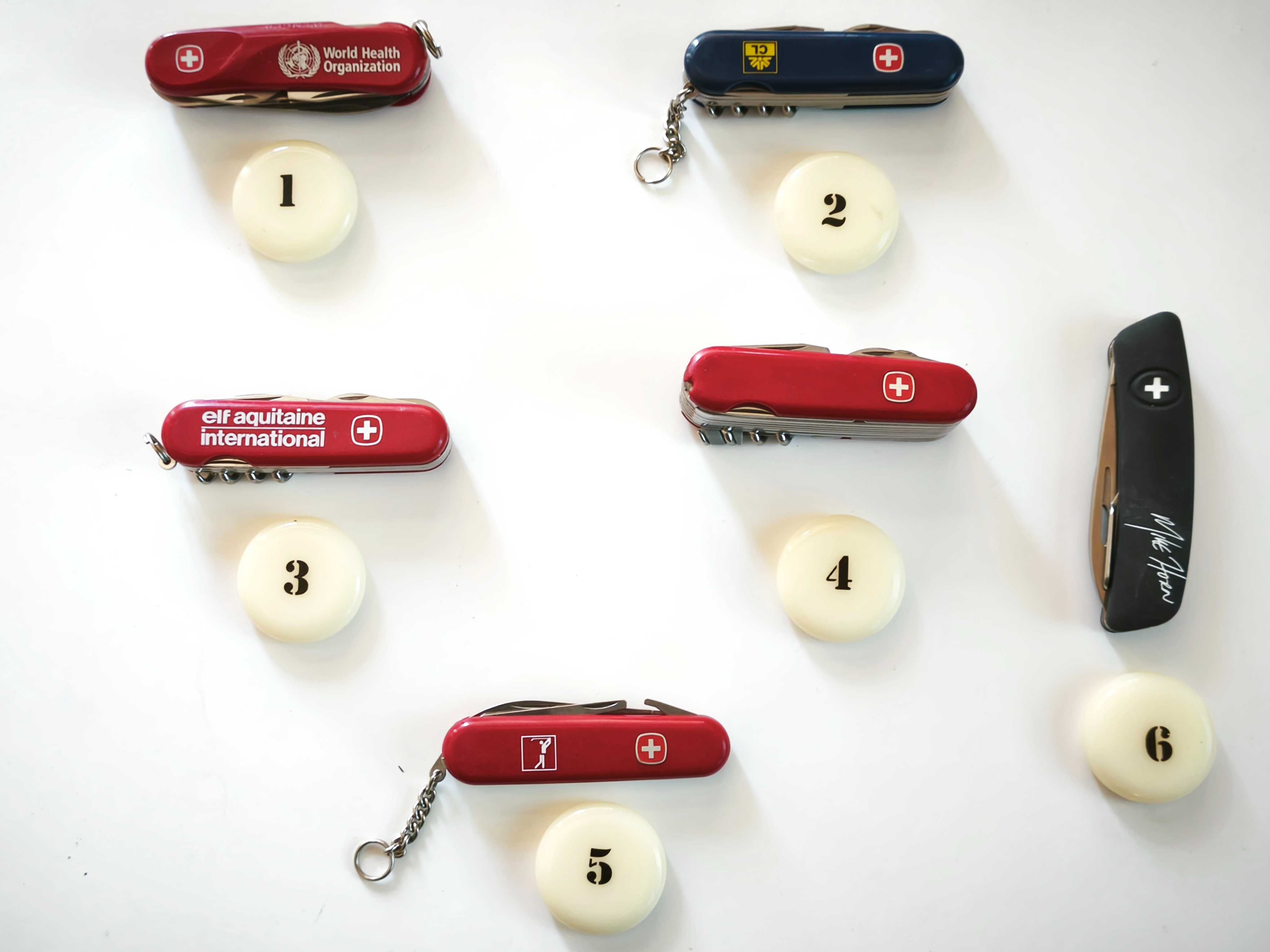 Canivetes Victorinox, Wenger, e outros
