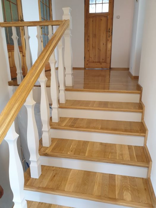 Cyklinowanie, lakierowanie, renowacja schodów