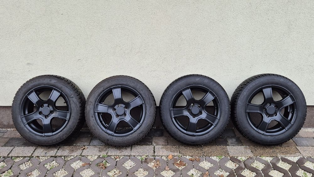 Koła felgi aluminiowe 15" Skoda VW Seat 5x100 opony zimowe