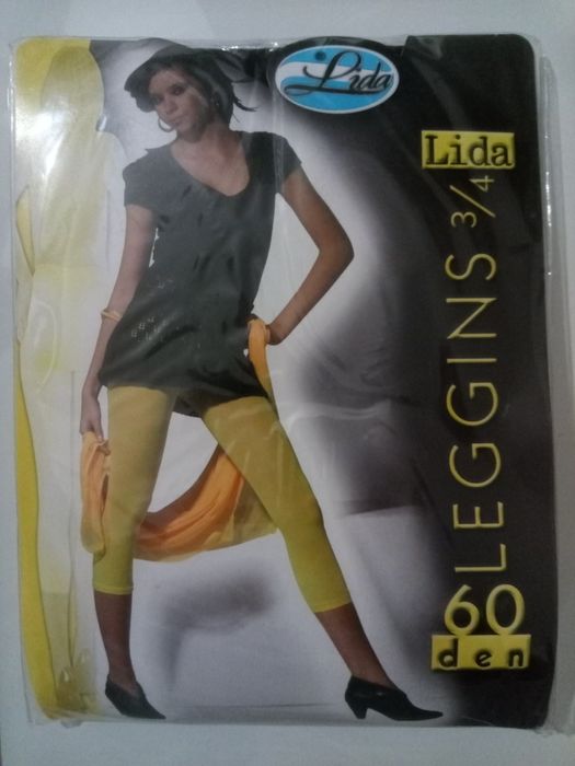 Nowe Getry w r 3 dlugość 3/4 60 den czarne