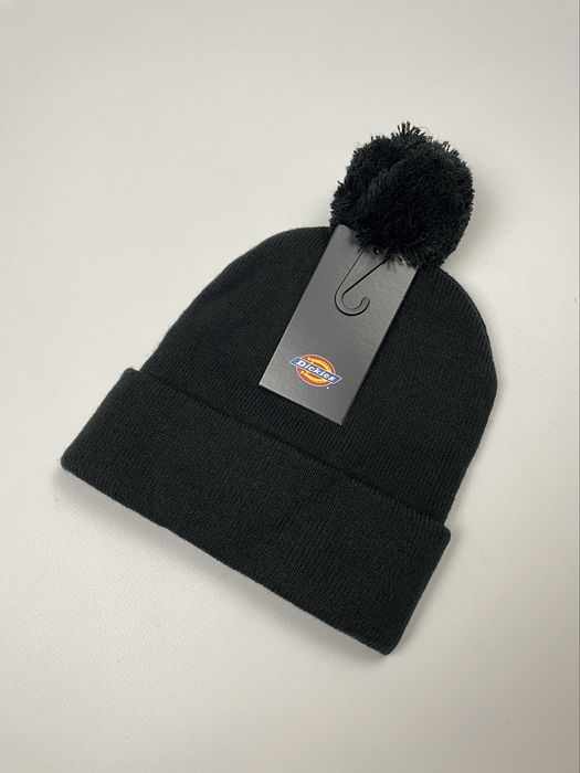 Шапка Dickies Gibsland Bobble Hat Оригінал Чорна Унісекс DK0A4YCNBLK1
