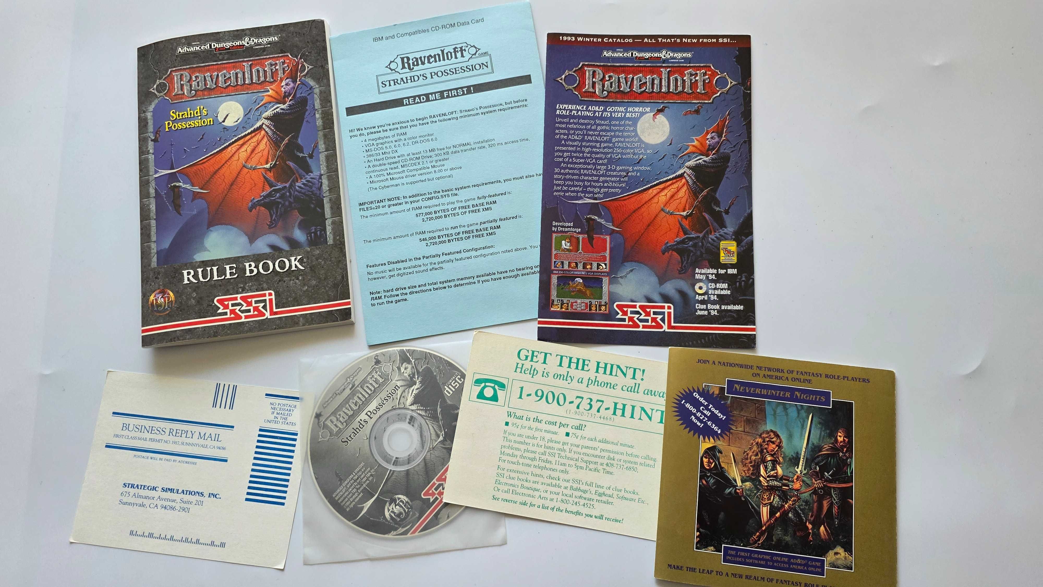 PC big box Ravenloft Strahds possession premierowe