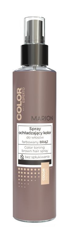 Marion spray odświeżający kolor włosów Brąz