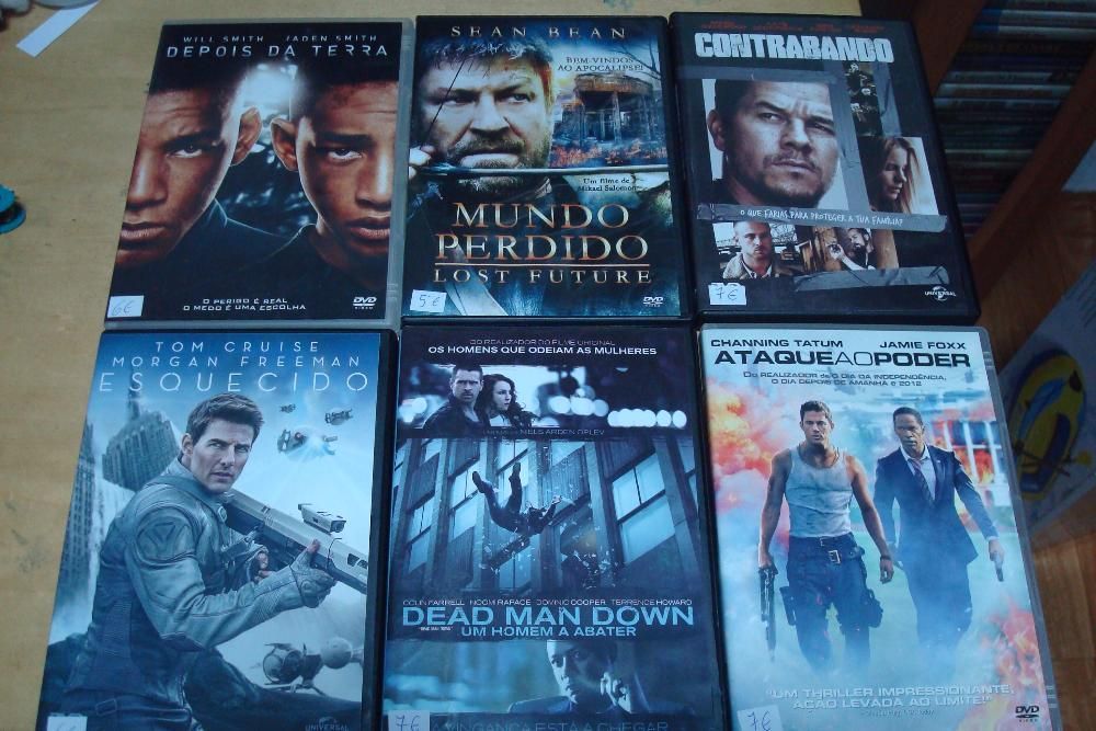 52 dvds recentes originais novos, usados e até selados