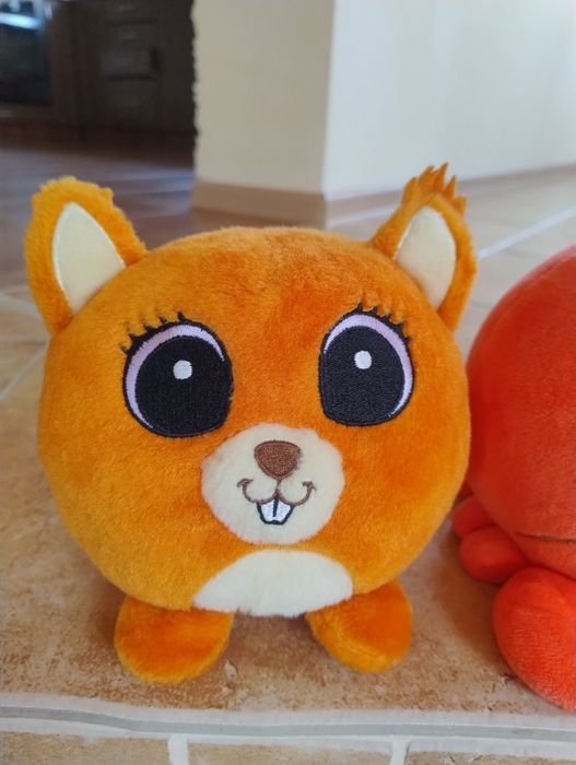 Maskotka Biedronka zestaw pluszak przytulanka wiewiórka sarenka rak