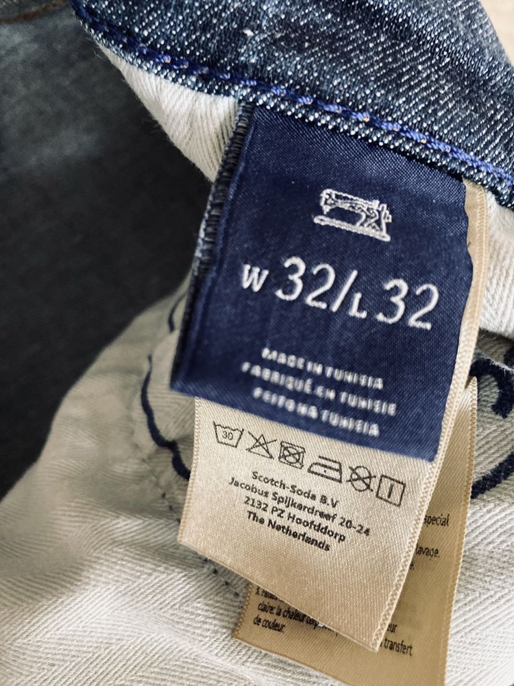 Męskie spodnie  jeansy  Scotch & Soda  nie  Levis  W32  L 32