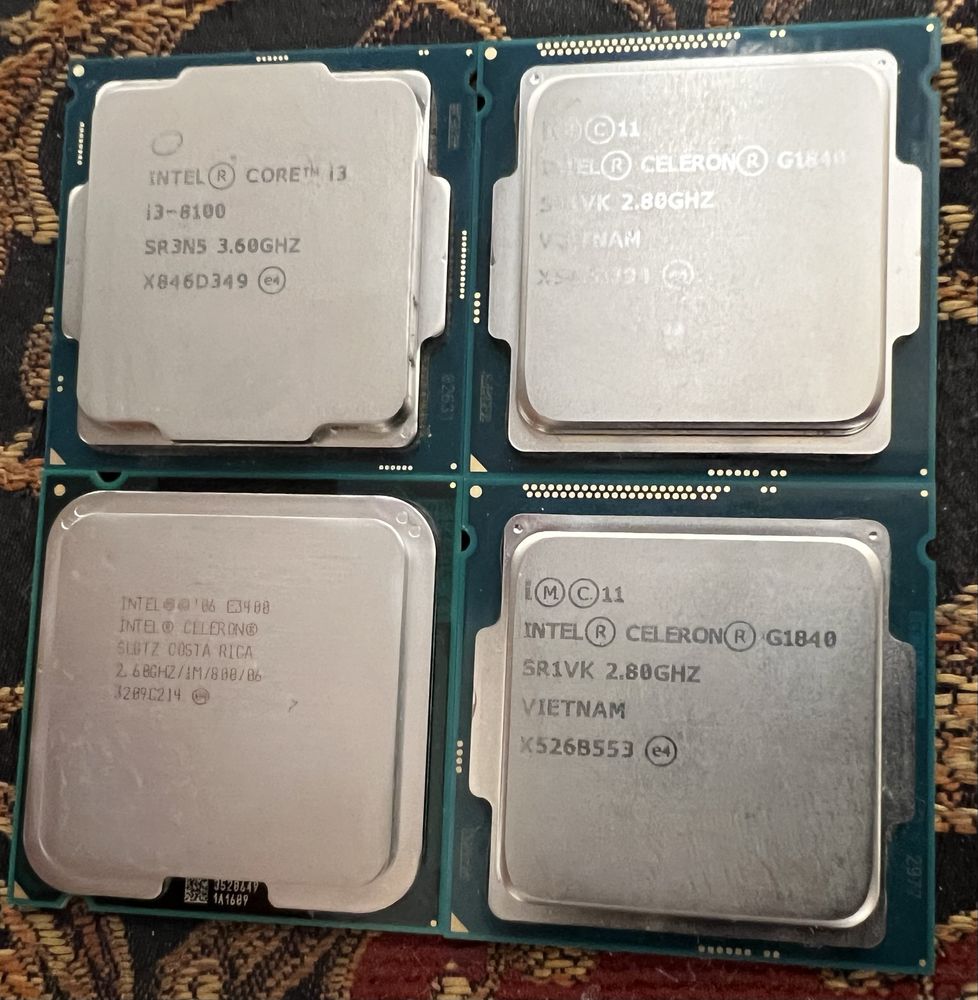 Процессор Intel Celeron G1840 2.80 E3400 Core i3 8100 Запчасти
