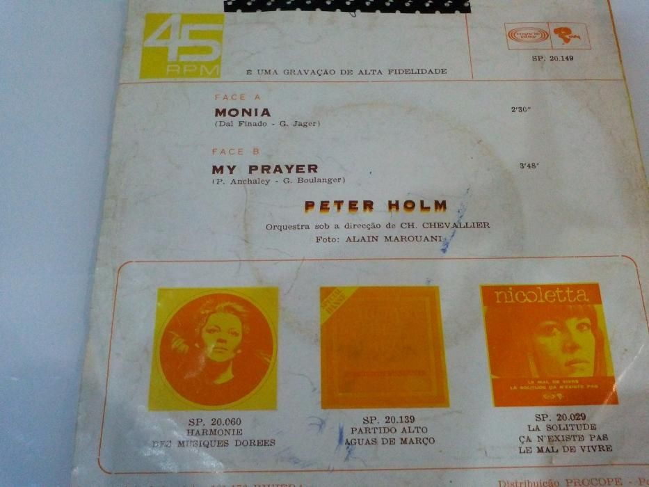 2 Discos de Vinil -Kathy, Peter Holm