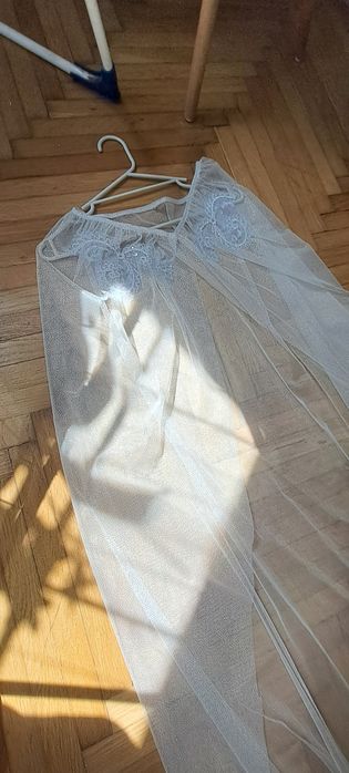 Peleryna Ślubna biała