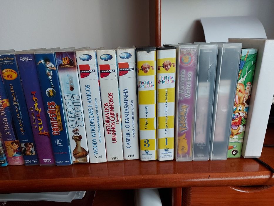 18 Filmes originais Cassetes VHS Clássicos Infantis Walt Disney