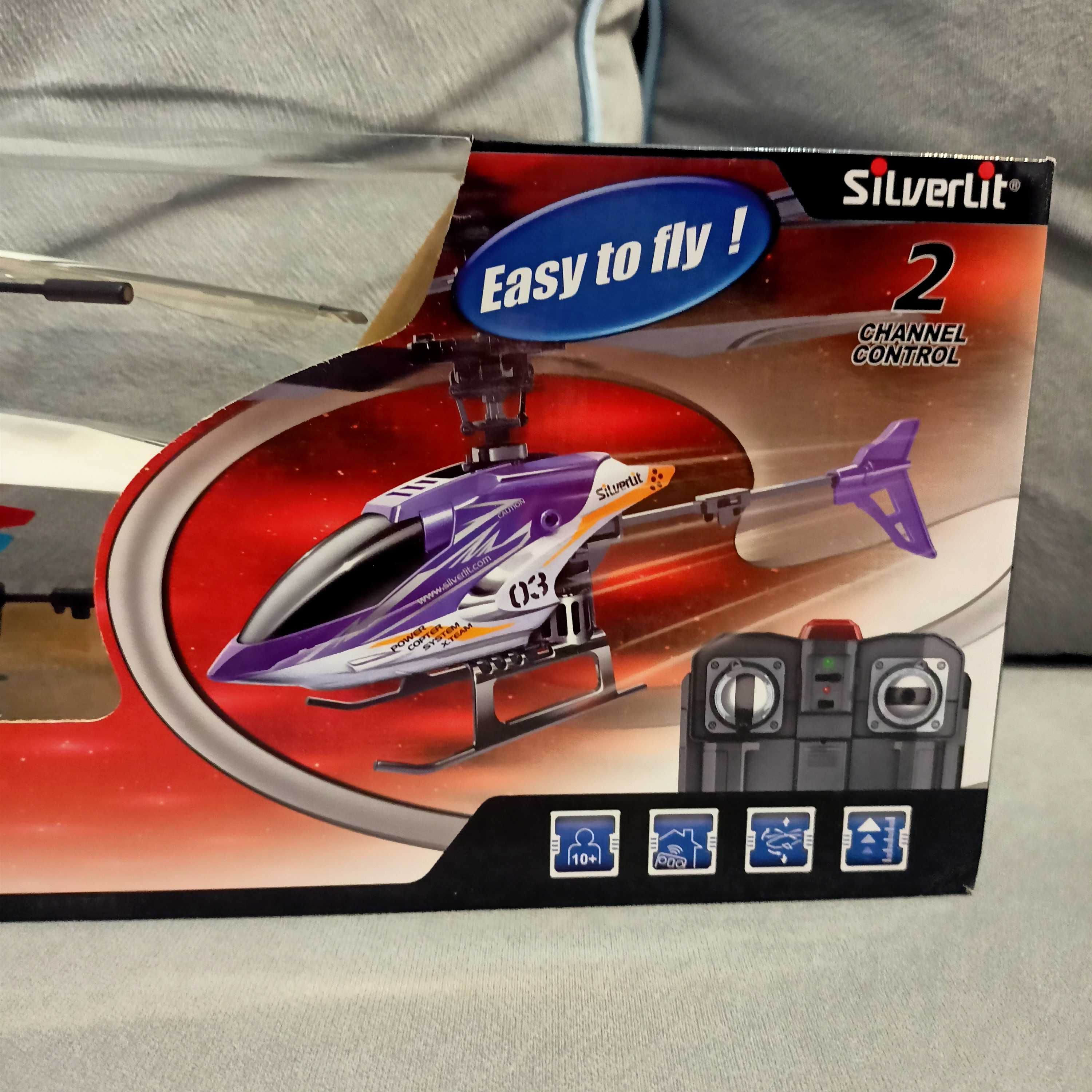 Helikopter zdalnie sterowany Silverlit model Air Hawk czerwony