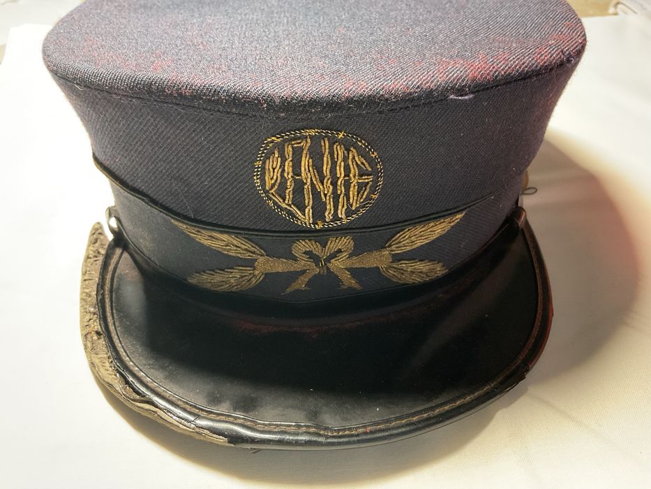 Chapéu, boné antigo da RENFE, caminhos de ferro de Espanha