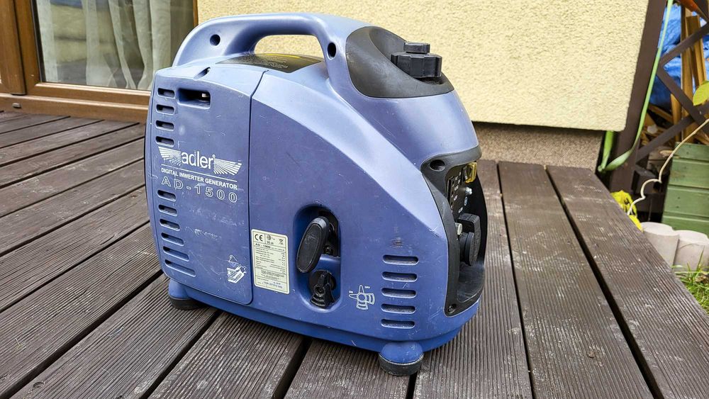 Adler 1500 W - agregat prądotwórczy inwerterowy, mało używany, idealny