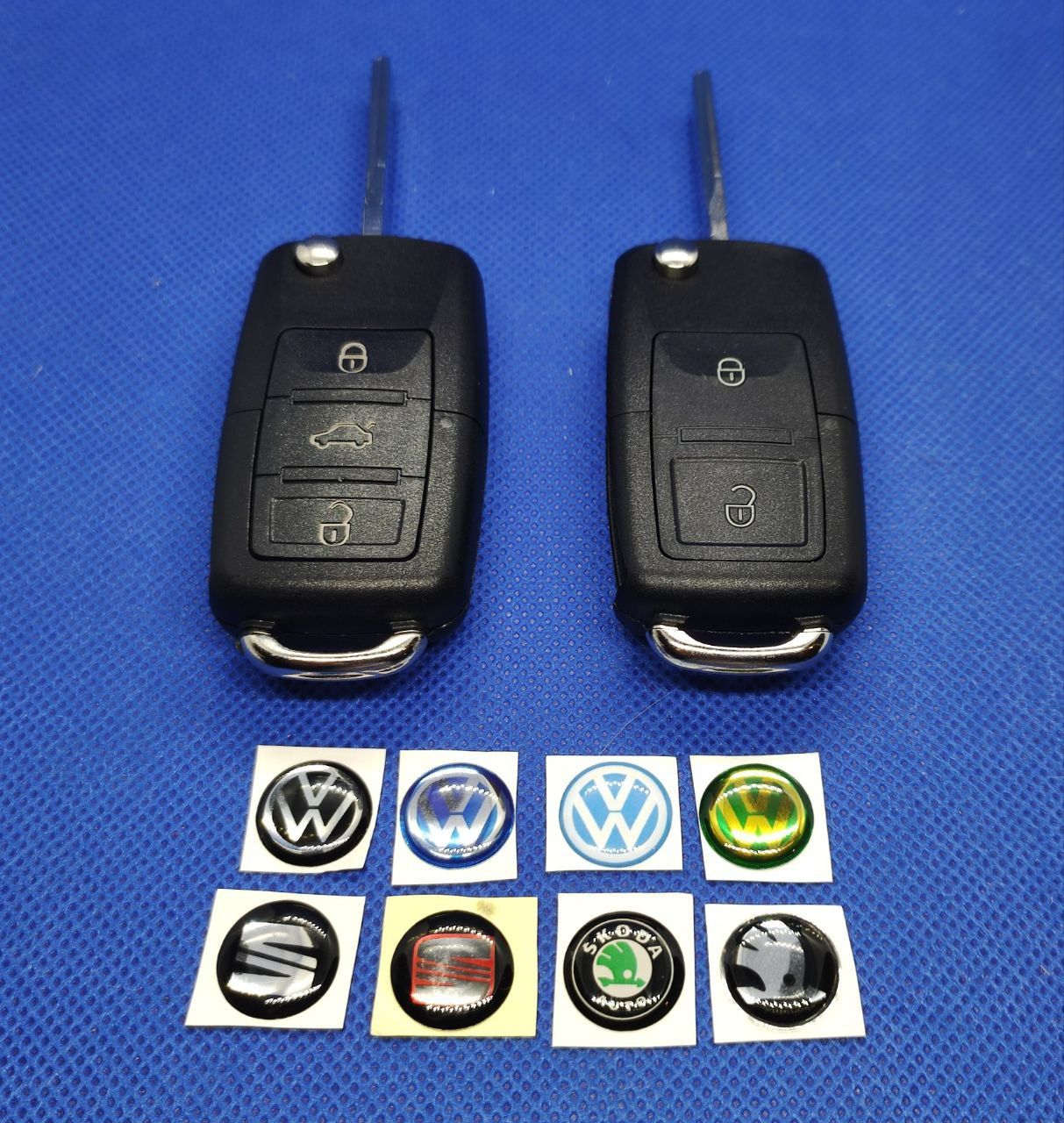Ключ выкидной для skoda, seat, volkswagen 1J0 959 753 CT AG AH G DA DJ
