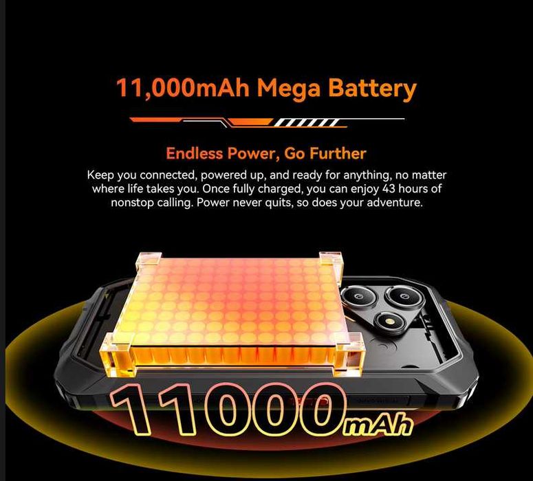 Oscal Marine 2. 12Gb(4+8)/64Gb +SD card 256Gb, 11000ma, NFC