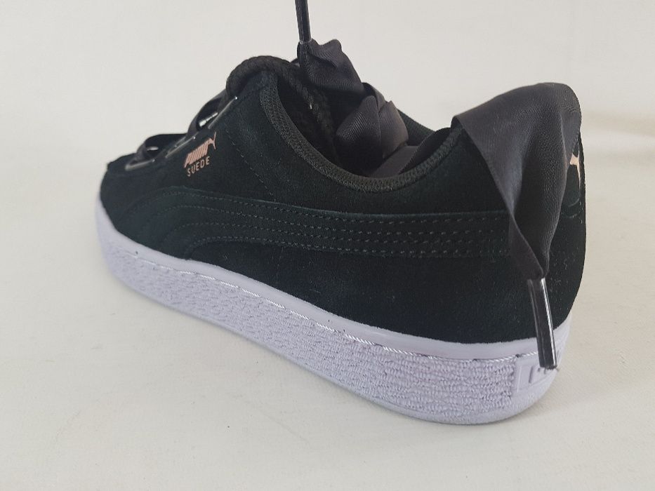 BUTY PUMA SUEDE HEART VR czarne adidasy damskie R38