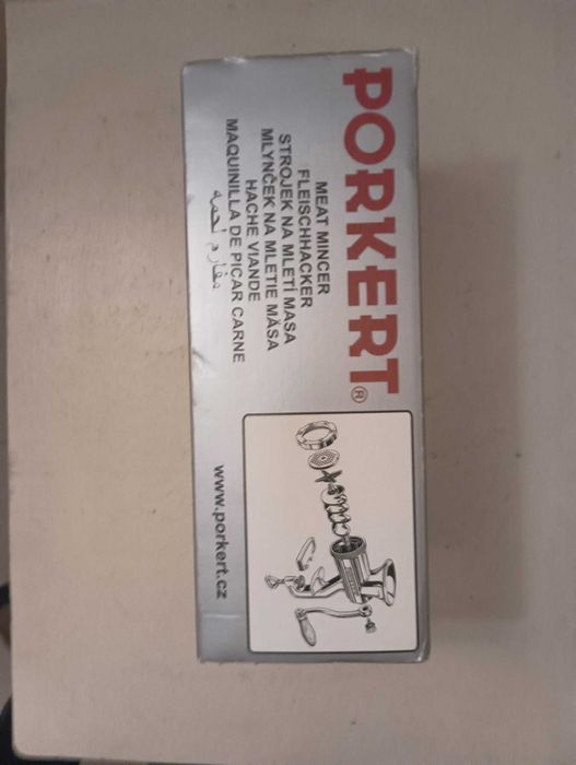 NOVO Picador de Carne Manual Porkert nº 5 - Nunca Usado