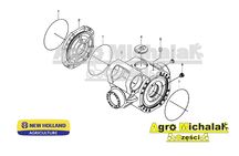 Obudowa tylnego mostu uż New Holland LM410, 415, 425,430,435,630,640