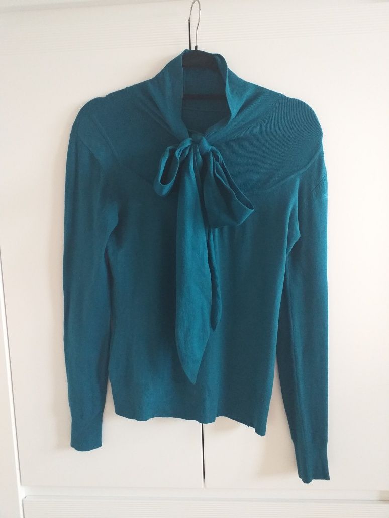 Sweter bluzka szmaragdowy S/M