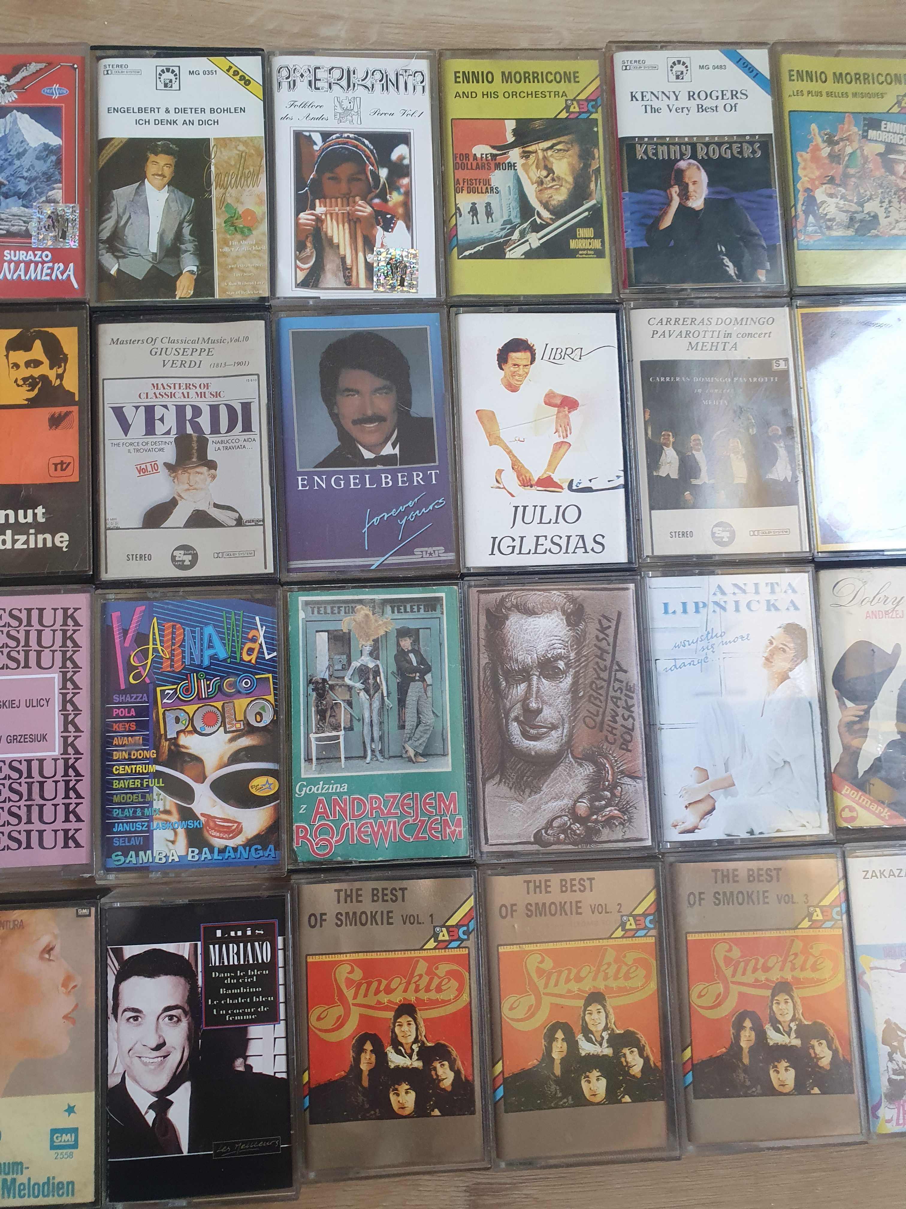 Kasety megnetofonowe kolekcja retro audio 31 sztuk