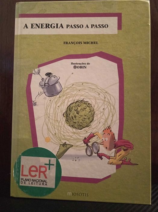 Livros didáticos sobre ecologia, energia e floresta. Capa dura