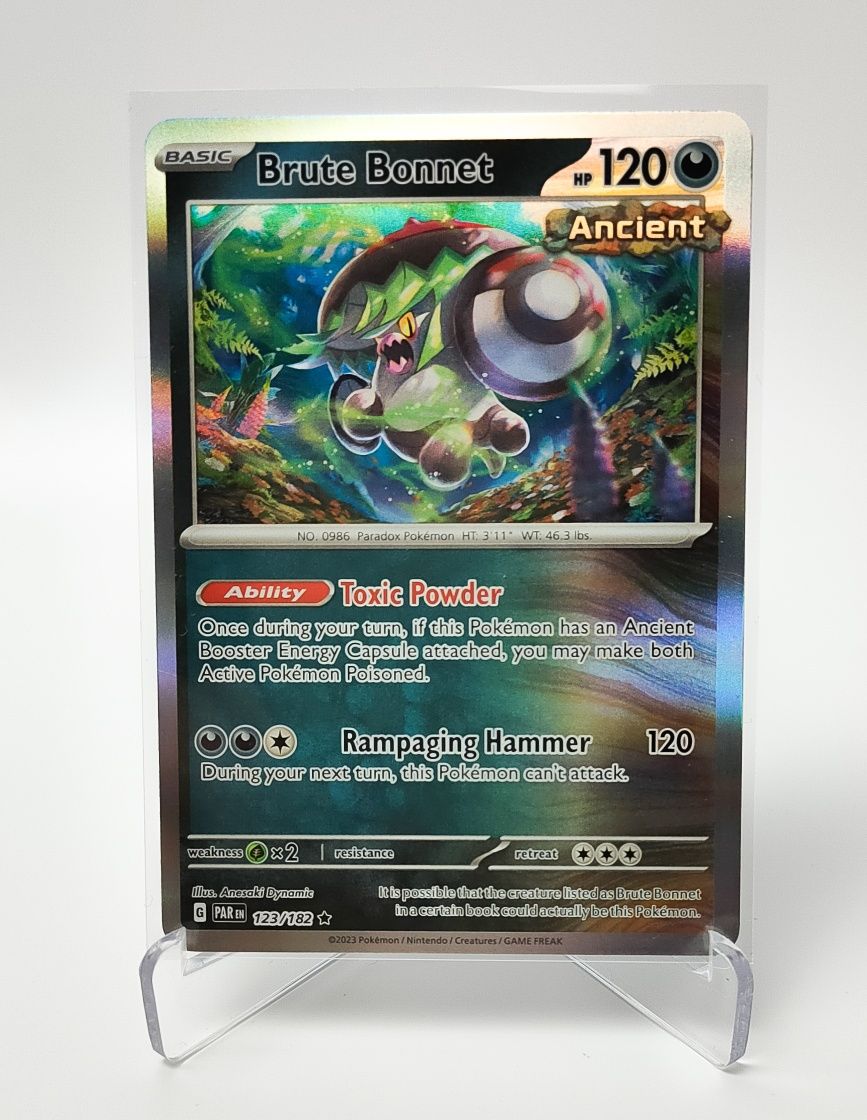 Brute Bonnet 123/182 holo karta pokemon Paradox Rift