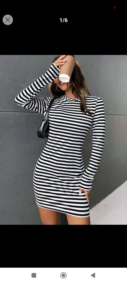 Vestido Riscas fininho