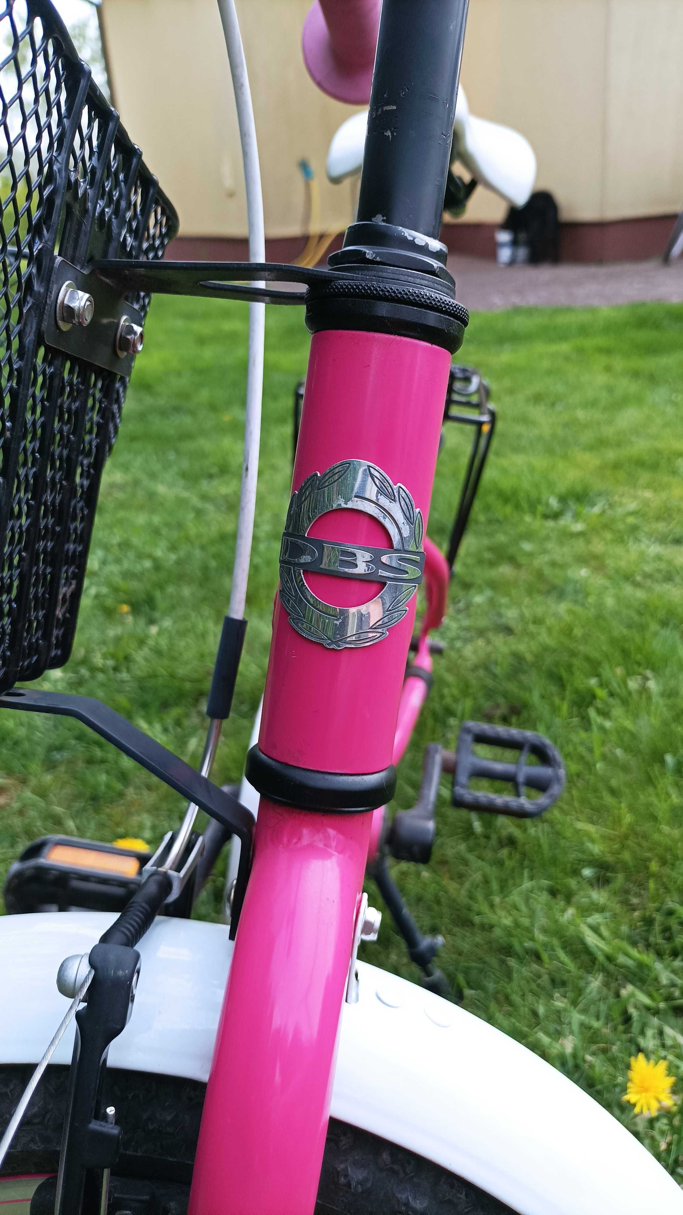 Rower DBS 16" różowy