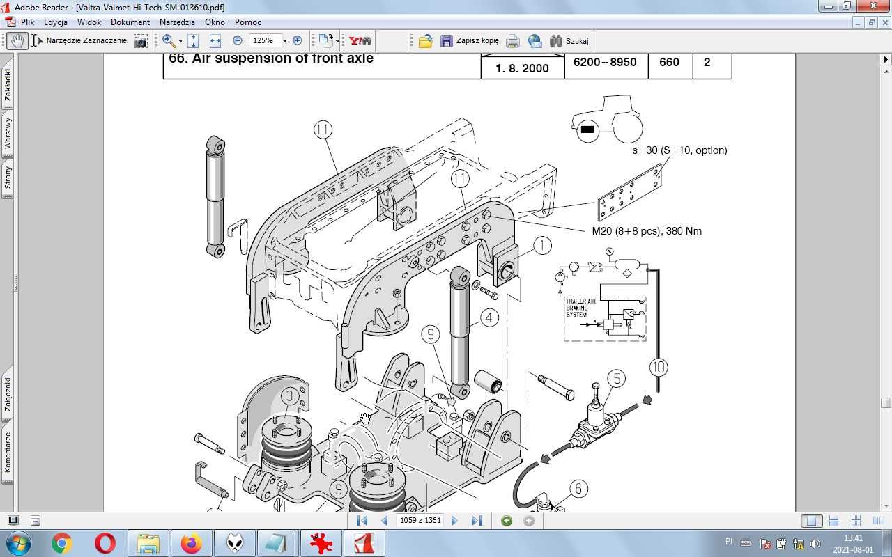 instrukcja napraw valtra 6000, 6100, 6200, 6250, 6300, 6350.