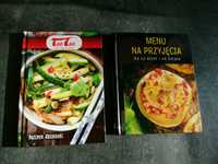 2 książki z przepisami Menu na przyjęcia, Przepisy Kuchni Azjatyckiej