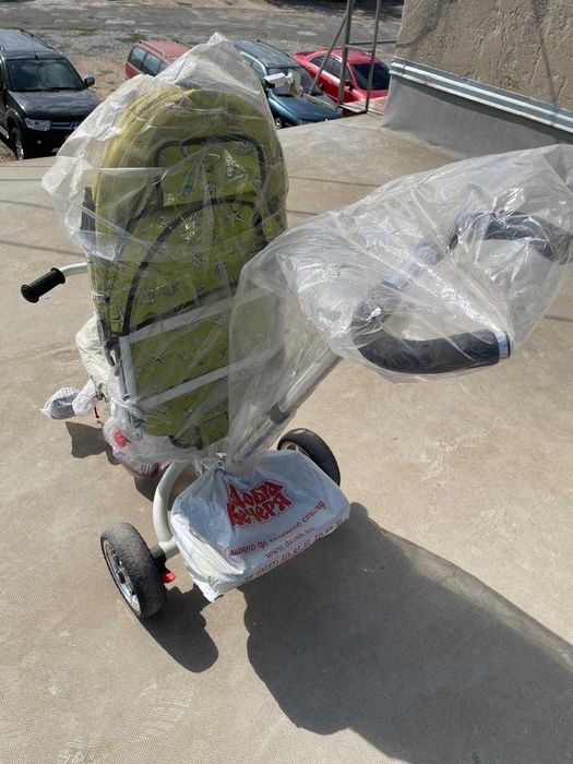 Велосипед прогулочный 3 в 1, 3-х колесный