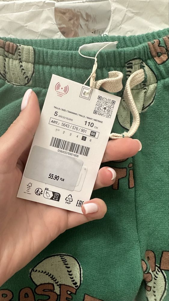 Шорти zara 104/110 зріст