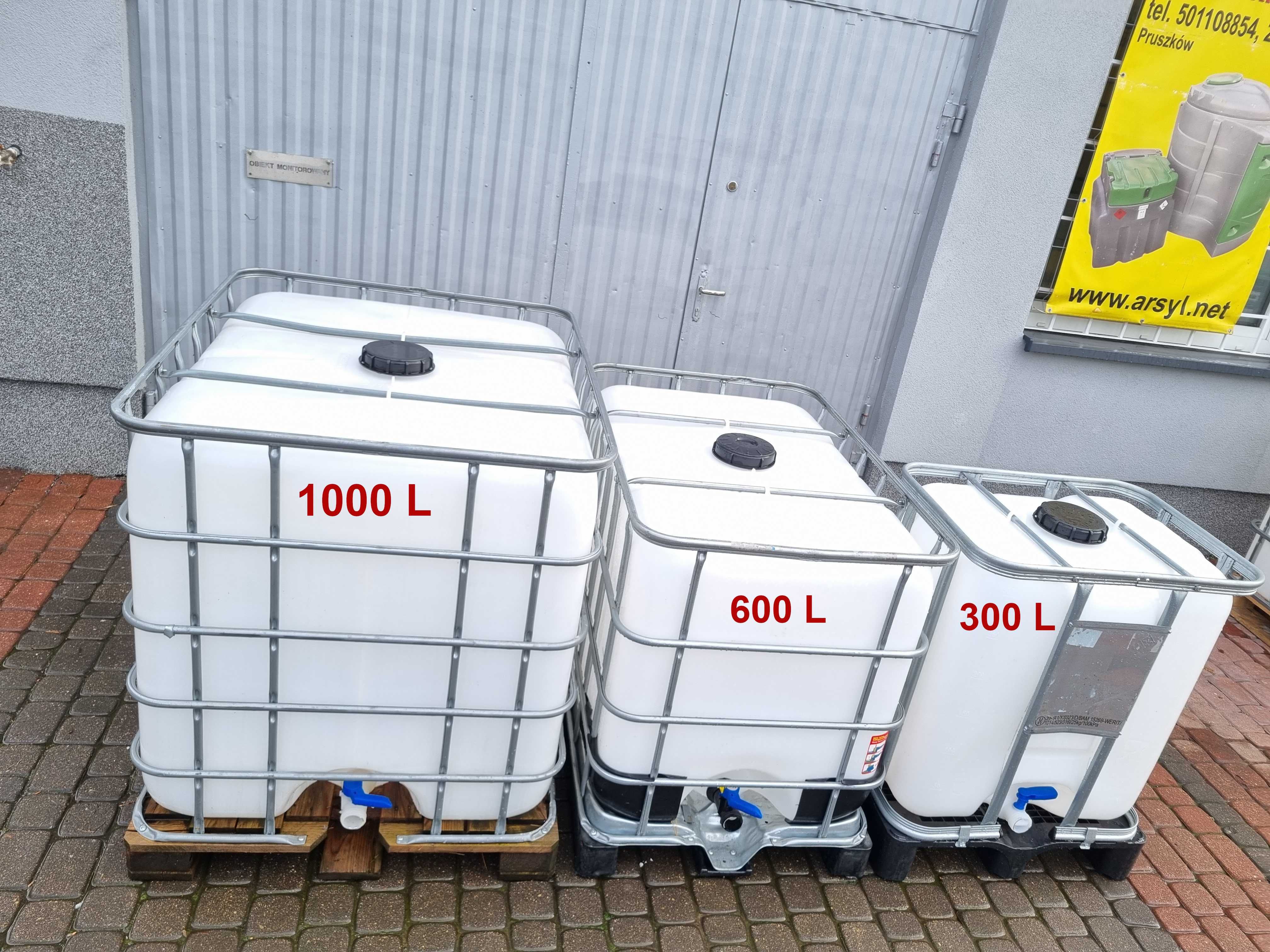 Mauzer 1000 l Zbiornik 600l pojemnik 1000l Zbiornik 300 L