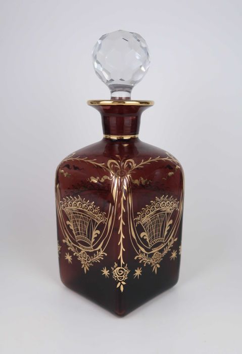 Garrafa vidro / cristal antiga